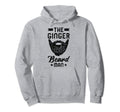 Ginger Beard Funny Bearded Dad Hoodie - Custom Art Print for Adults - T-Shirt, Sweatshirt, Hoodie