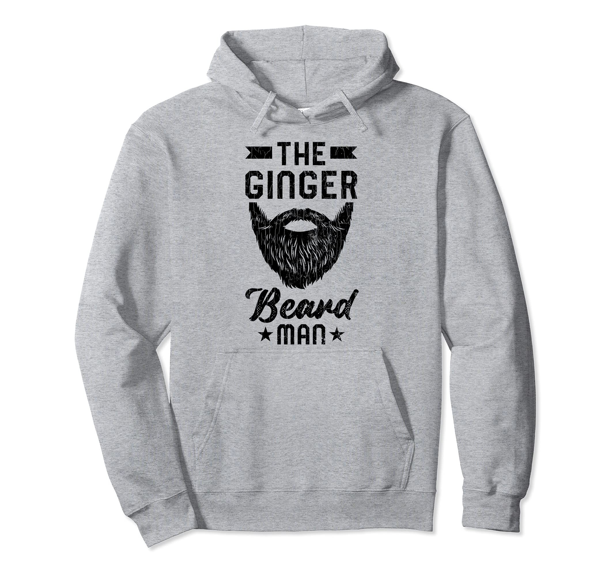 Ginger Beard Funny Bearded Dad Hoodie - Custom Art Print for Adults - T-Shirt, Sweatshirt, Hoodie