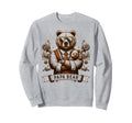 Papa Bear Funny Mechanic Bears Sweatshirt - Minimalist Print Men Women - T-Shirt, Sweatshirt, Hoodie