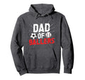 Dad Ballers Soccer Baseball Dad Hoodie - Aesthetic Graphic Men Women - T-Shirt, Sweatshirt, Hoodie