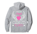 Guardian Angel Dad I Was His Angel Hoodie - Aesthetic Graphic for Adults - T-Shirt, Sweatshirt, Hoodie