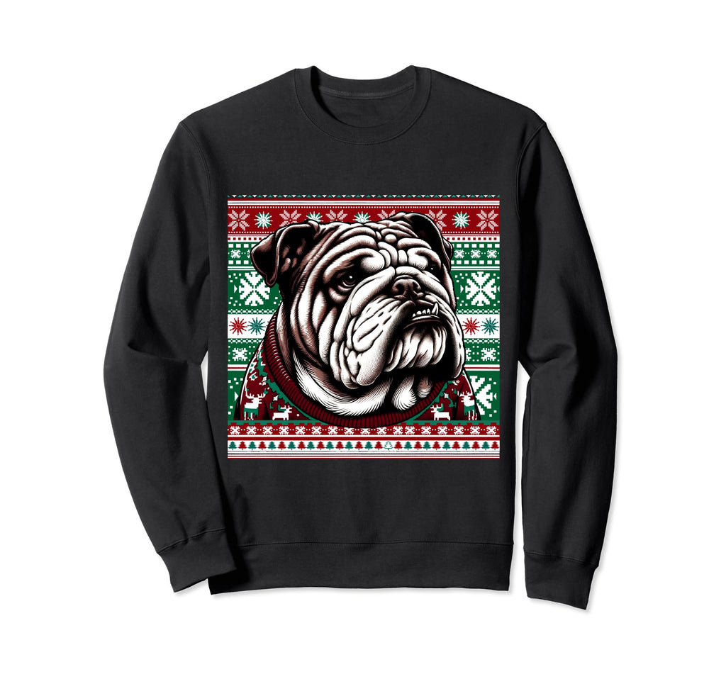 Ugly Bulldog Face Sweatshirt - Trendy Graphic Unisex - T-Shirt, Sweatshirt, Hoodie