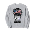 Busy Raising Ballers Volleyball Sweatshirt - Novelty Apparel for Adults - T-Shirt, Sweatshirt, Hoodie
