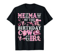 Meemaw Birthday Cow Rodeo Cow T-Shirt - Minimalist Print for Adults - T-Shirt, Sweatshirt, Hoodie