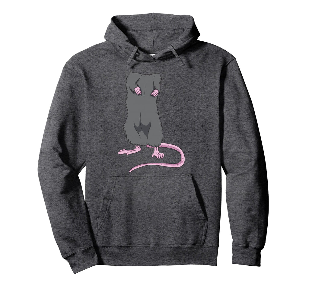Funny Mouse Headless Halloween Rat Hoodie - Fun Novelty Design Men Women - T-Shirt, Sweatshirt, Hoodie