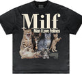 Man I Love Felines Vintage Silly Inappropriate Gag - Adult & Kids T-Shirts, Sweatshirts & Hoodies apparel design preview 1