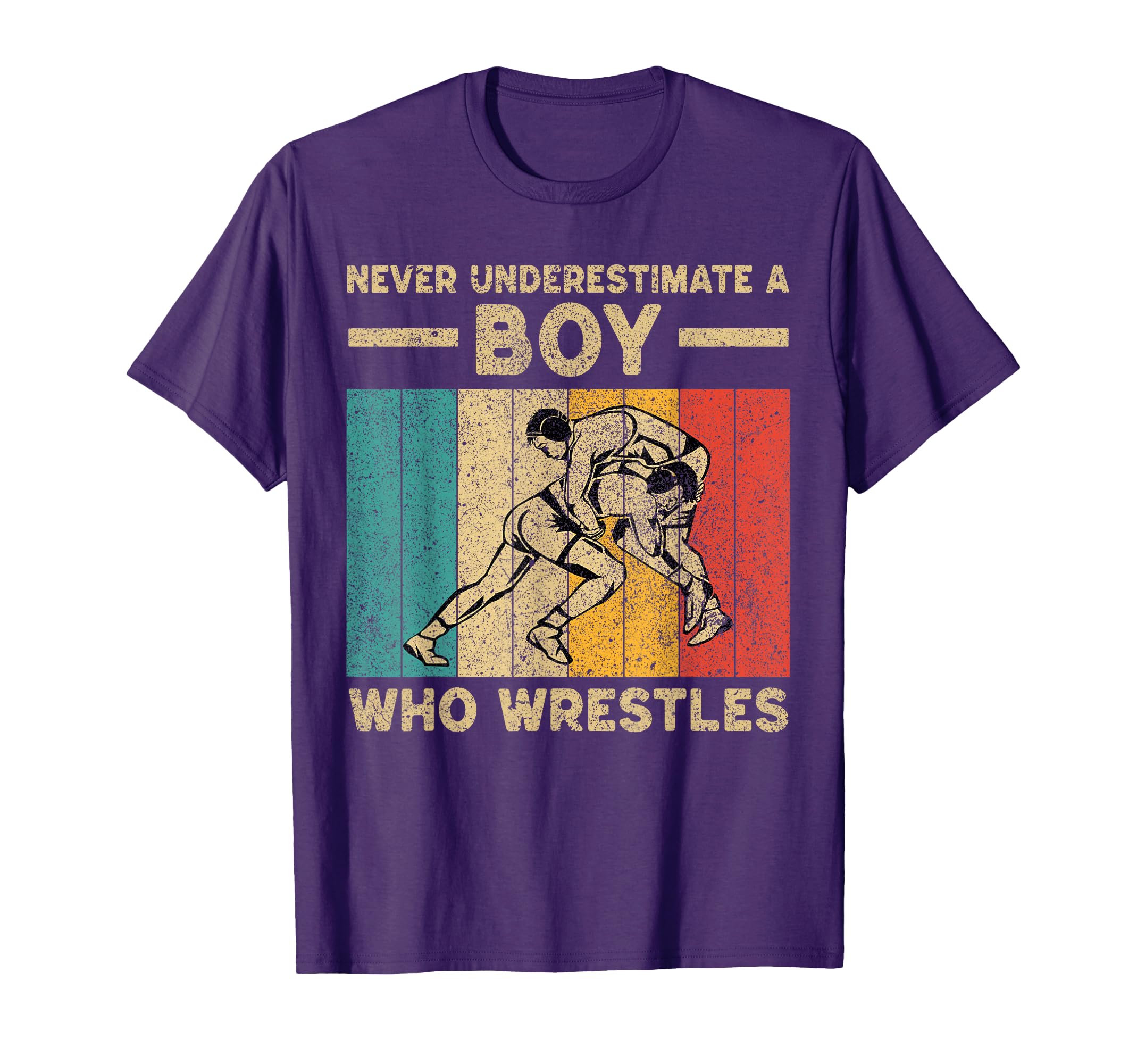 Never Underestimate Who Wrestles T-Shirt - Aesthetic Graphic Unisex - T-Shirt, Sweatshirt, Hoodie
