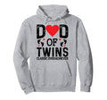 Funny Dad Twins Overachiever Twins Dad Hoodie - Novelty Apparel for Adults - T-Shirt, Sweatshirt, Hoodie