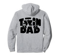 Mnness Twin Dad Fathers Day Funny Sweatshirt - Minimalist Print Unisex - T-Shirt, Sweatshirt, Hoodie