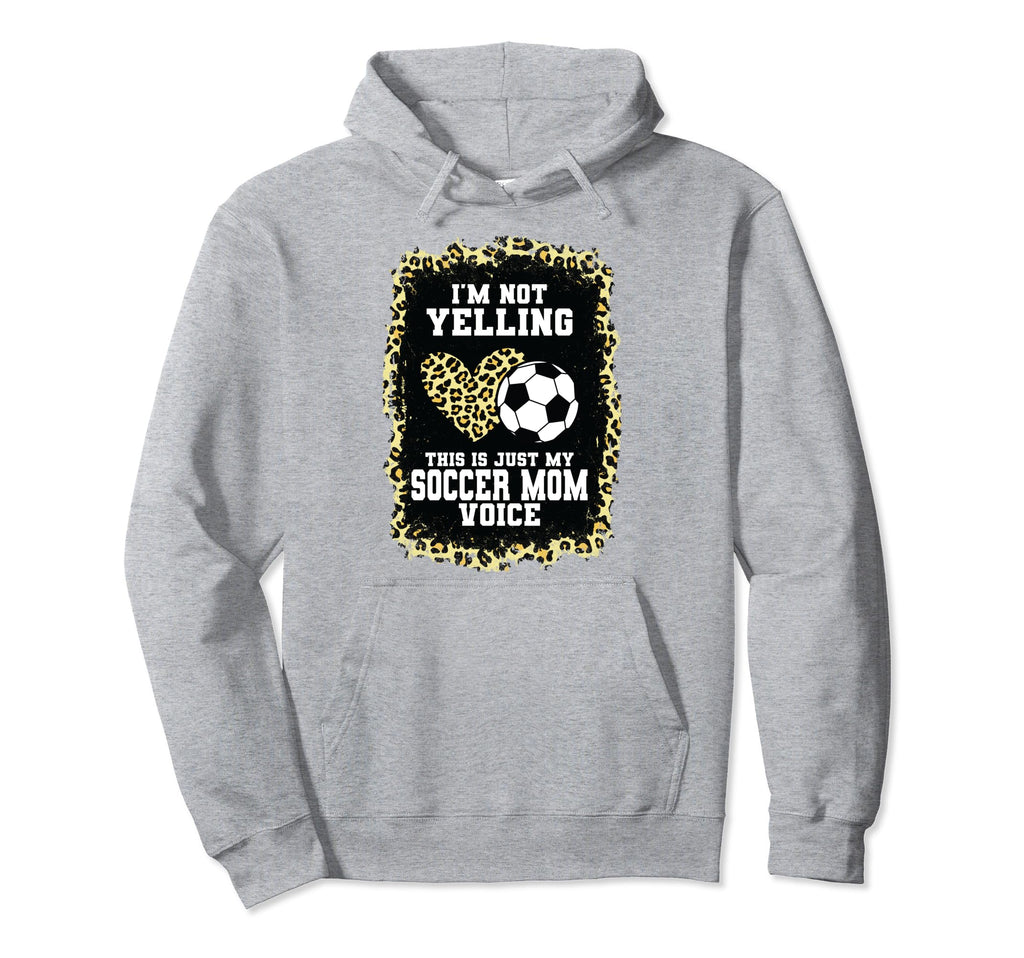 My Soccer Mom Voice Heart Soccer Mom Hoodie - Trendy Graphic Men Women - T-Shirt, Sweatshirt, Hoodie