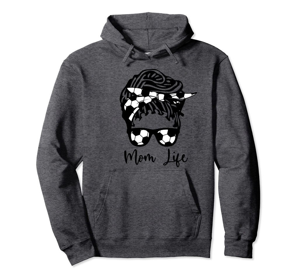 Soccer Mom African American Mom Hoodie - Casual Everyday Wear Men Women - T-Shirt, Sweatshirt, Hoodie