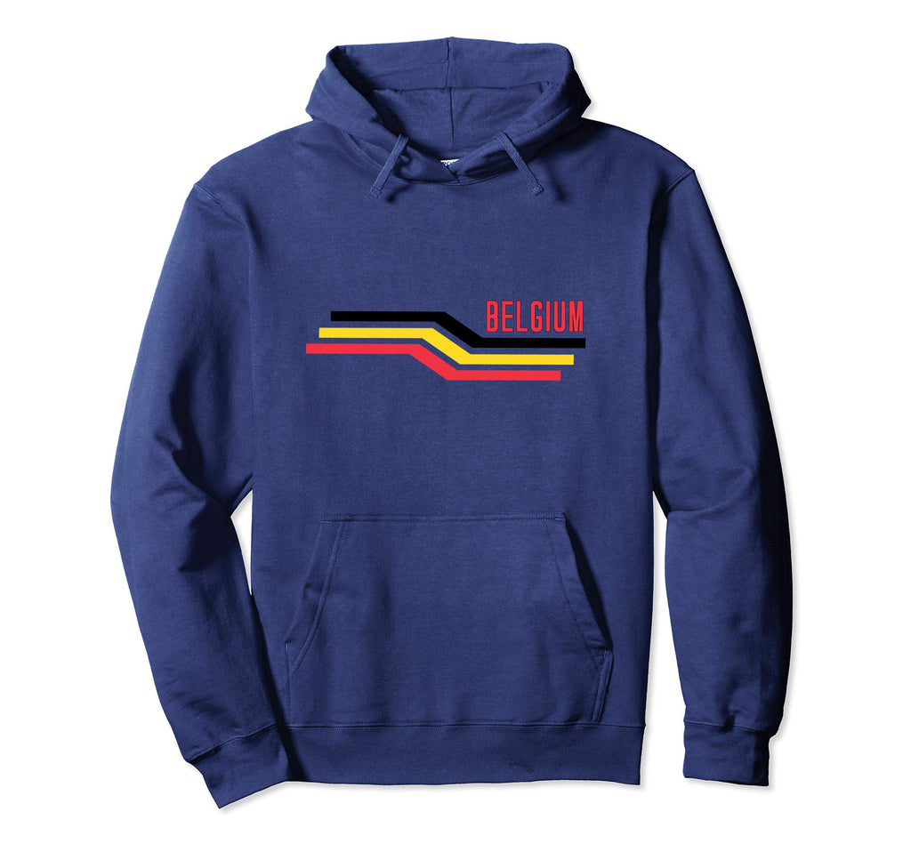 Belgium Belgian Flag Football Soccer Hoodie - Graphic Print for Adults - T-Shirt, Sweatshirt, Hoodie