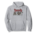 Soccer Aunt Leopard Red Soccer Auntie Hoodie - Custom Art Print Unisex - T-Shirt, Sweatshirt, Hoodie