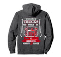 No Trucks No Food Funny Truckers Hoodie - Custom Art Print Men Women - T-Shirt, Sweatshirt, Hoodie