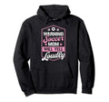 Warning Soccer Mom Will Yell Loudly Hoodie - Aesthetic Graphic Unisex - T-Shirt, Sweatshirt, Hoodie