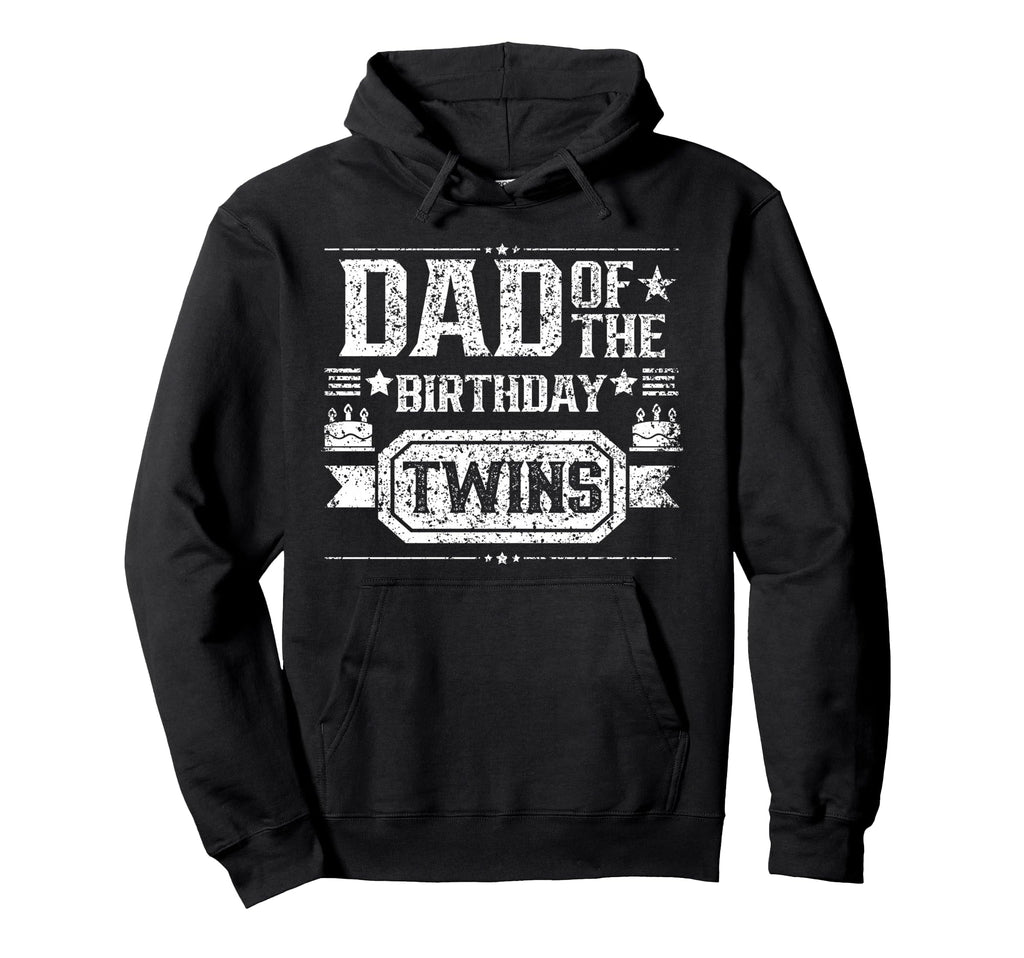 Dad Birthday Twins Twin Celebrate Father Hoodie - Graphic Print Unisex - T-Shirt, Sweatshirt, Hoodie
