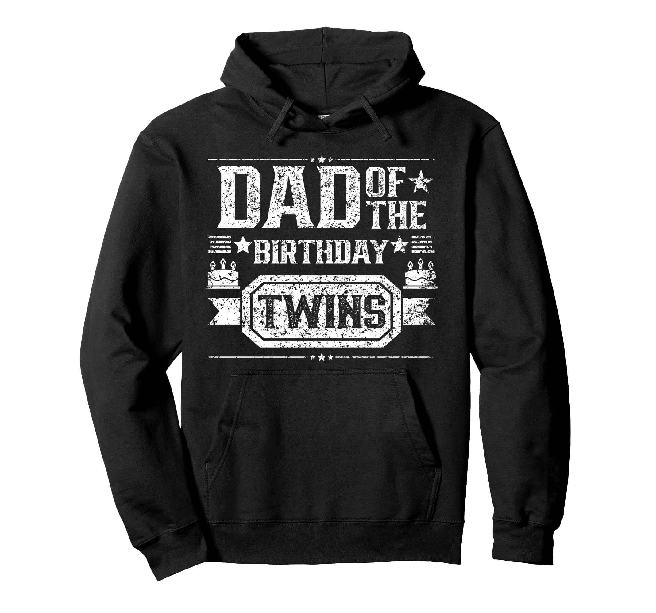 Dad Birthday Twins Twin Celebrate Father Hoodie - Graphic Print Unisex - T-Shirt, Sweatshirt, Hoodie