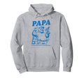 Dad Grandpa Fathers Day Papa Bear Can Fix It Hoodie - Trendy Graphic Unisex - T-Shirt, Sweatshirt, Hoodie