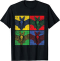 Vintage Retro Gift Idea Pop-Art Bat - Adult & Kids T-Shirts, Sweatshirts & Hoodies apparel design preview 1