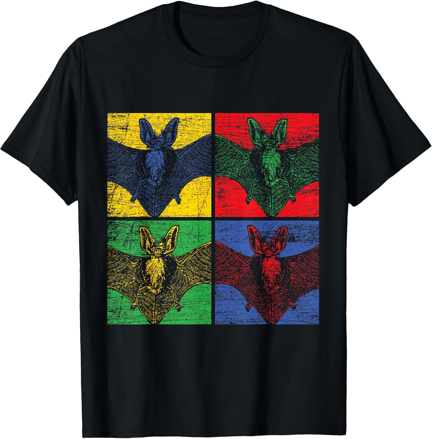 Vintage Retro Gift Idea Pop-Art Bat - Adult & Kids T-Shirts, Sweatshirts & Hoodies apparel design preview 1