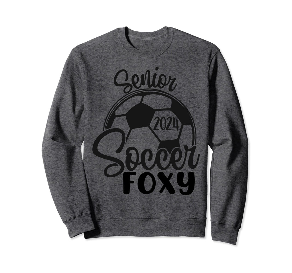 Senior Soccer Foxy 2024 Class 2024 Sweatshirt - Graphic Print Men Women - T-Shirt, Sweatshirt, Hoodie