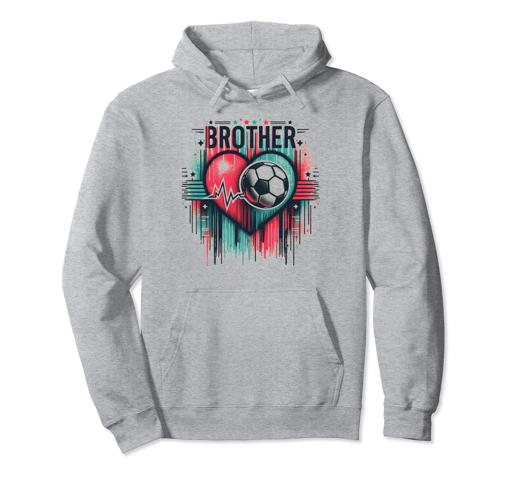 Soccer Brother Family Matching Team Hoodie - Novelty Apparel Men Women - T-Shirt, Sweatshirt, Hoodie