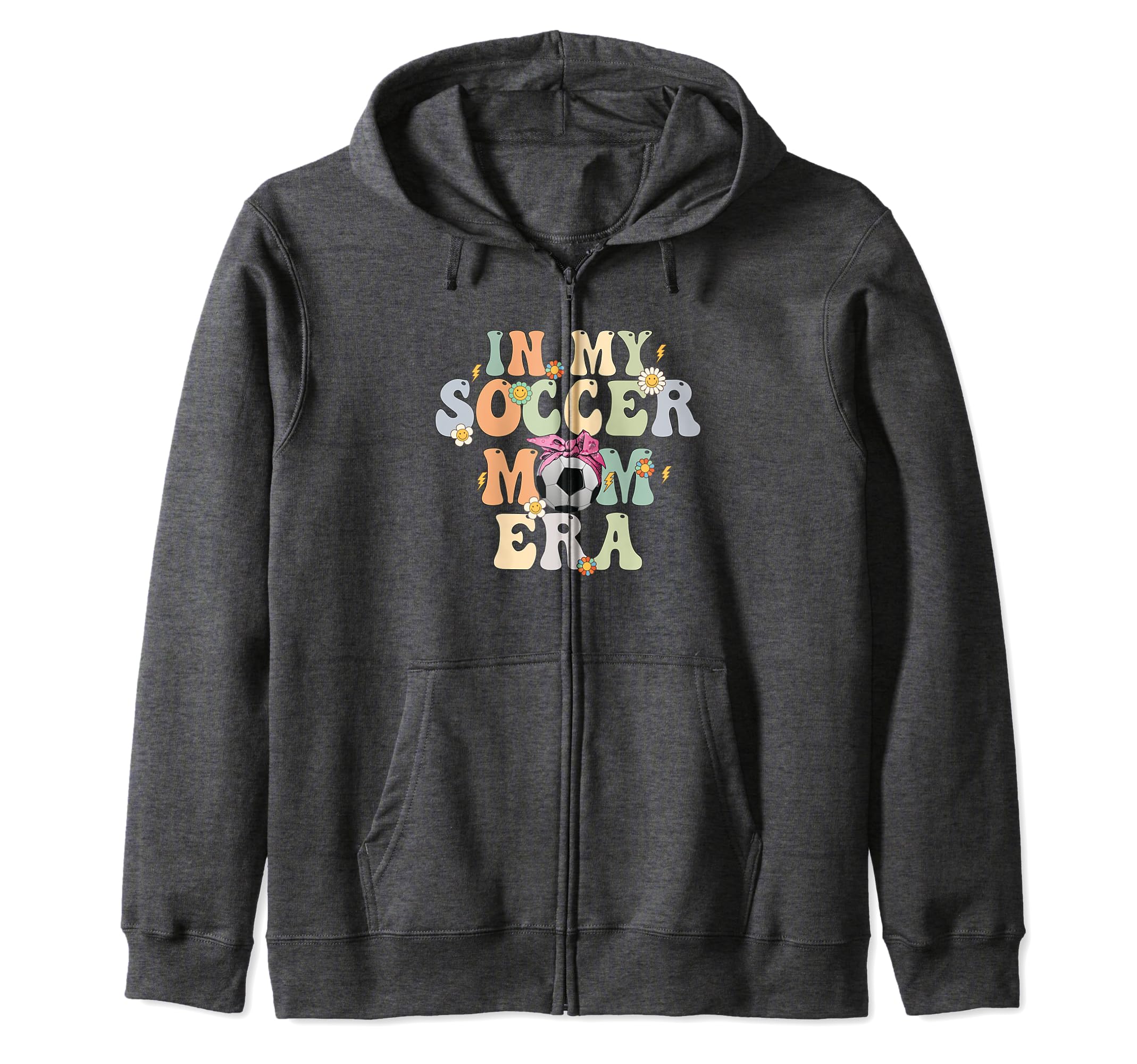 Groovy My Soccer Mom Era Sweatshirt - Unique Graphic for Adults - T-Shirt, Sweatshirt, Hoodie