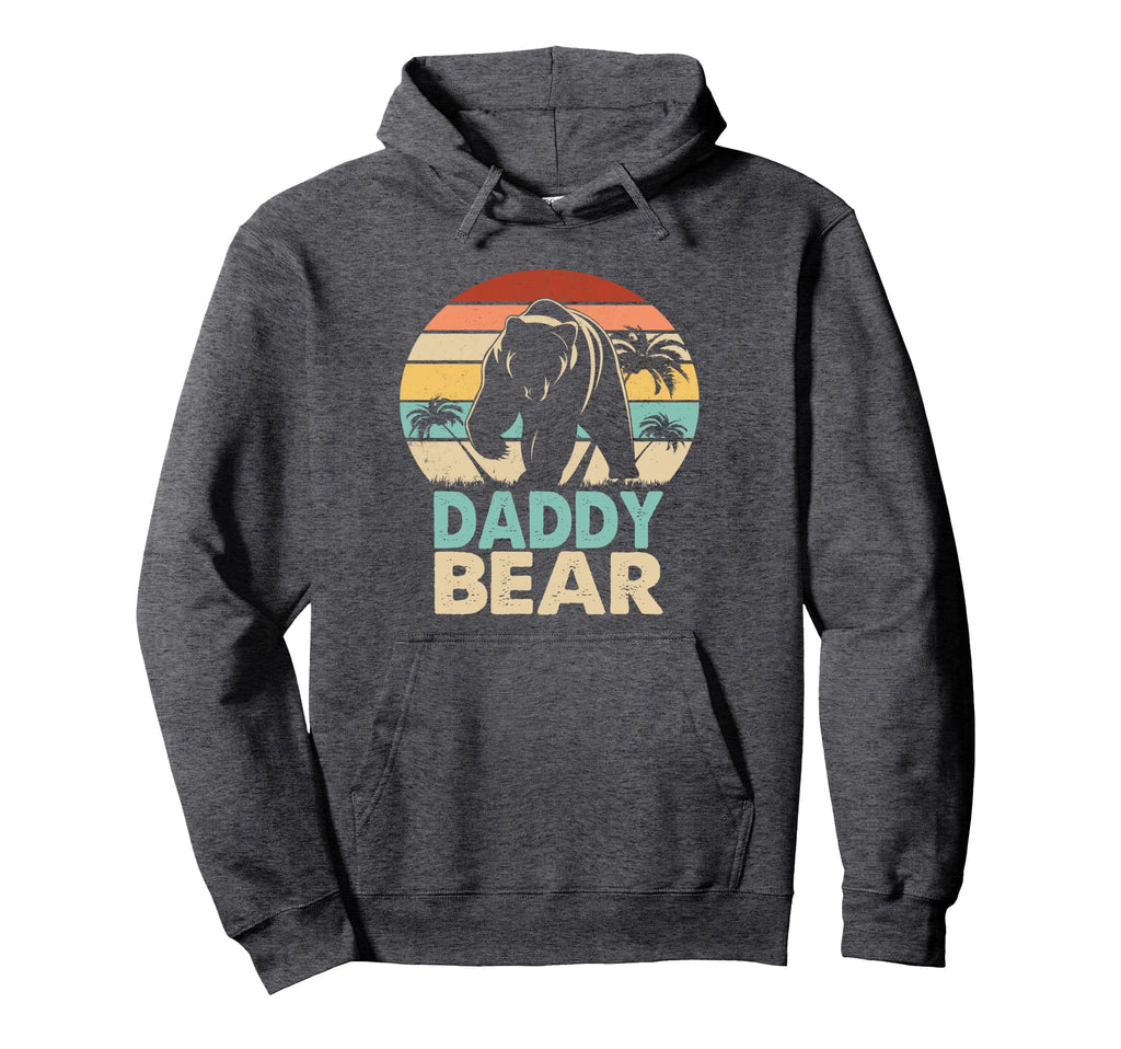 Fathers Day Daddy Bear Family Hoodie - Minimalist Print for Adults - T-Shirt, Sweatshirt, Hoodie