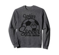 Senior Soccer Little Sister 2024 Sweatshirt - Minimalist Print Unisex - T-Shirt, Sweatshirt, Hoodie
