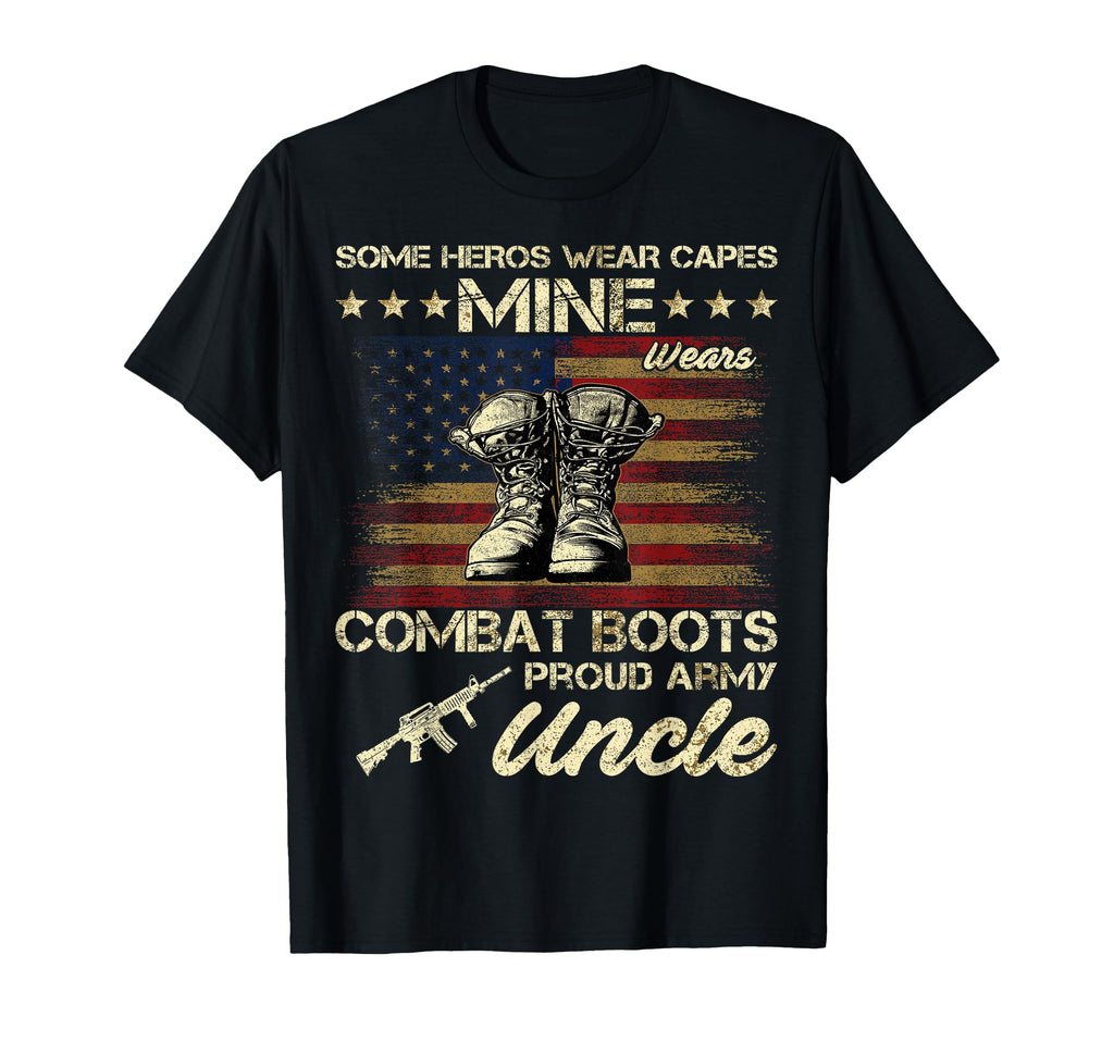 Some Heros Wear Capes Mine Wears T-Shirt - Minimalist Print Men Women - T-Shirt, Sweatshirt, Hoodie