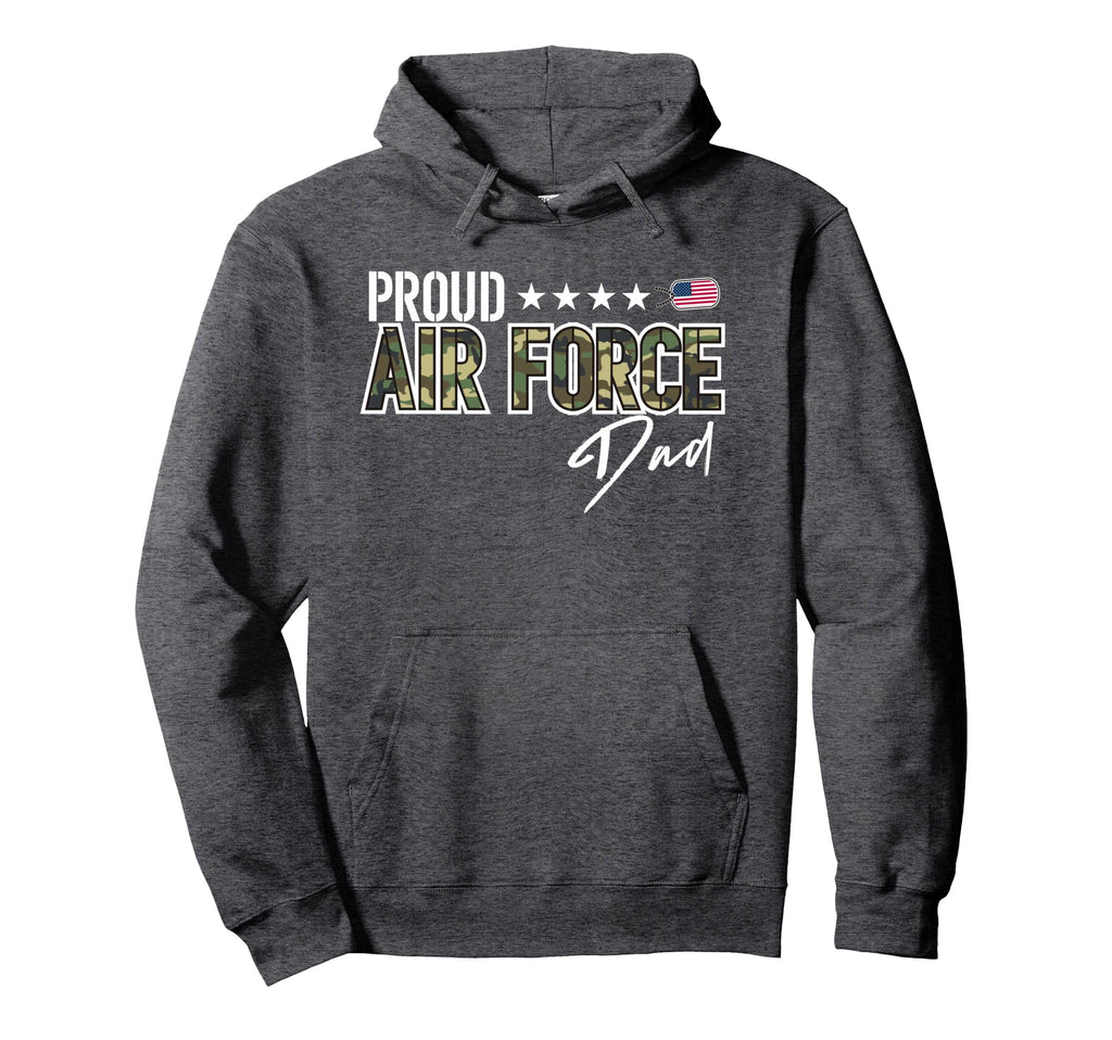 Ocp Proud Air Force Dad Hoodie - Novelty Apparel for Adults - T-Shirt, Sweatshirt, Hoodie