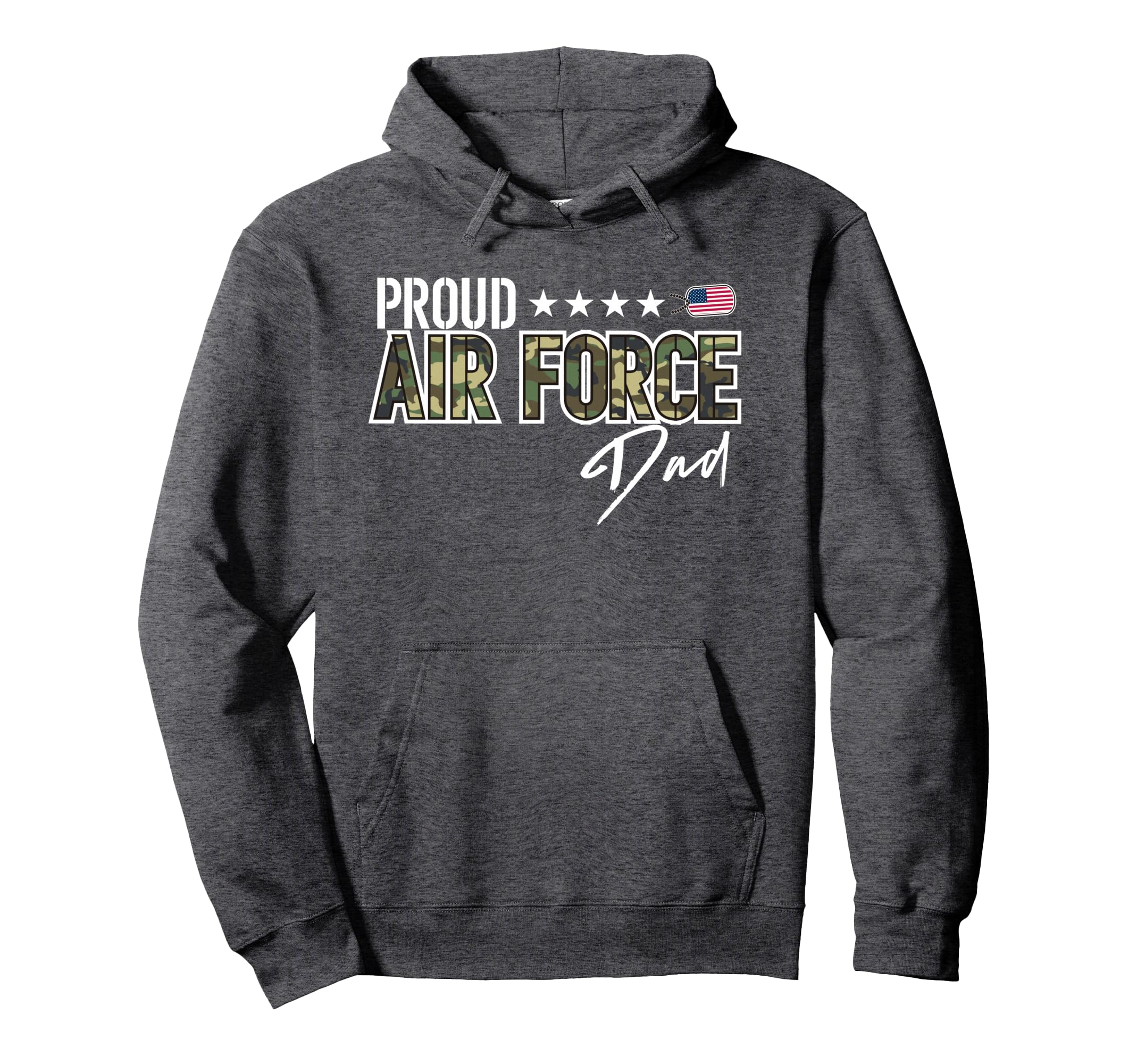 Ocp Proud Air Force Dad Hoodie - Novelty Apparel for Adults - T-Shirt, Sweatshirt, Hoodie