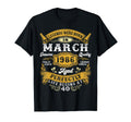 Legends Were Born March 1986 40 T-Shirt - Aesthetic Graphic Men Women - T-Shirt, Sweatshirt, Hoodie