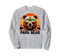 Papa Bear Sunglasses Funny Bear Sweatshirt - Fun Novelty Design for Adults - T-Shirt, Sweatshirt, Hoodie