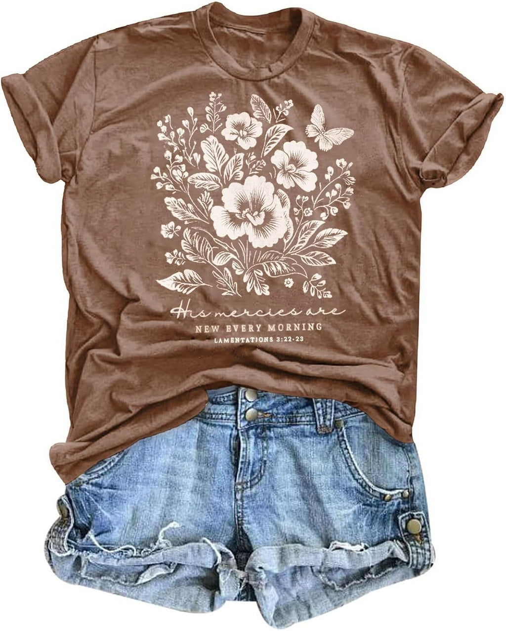 Vintage Flowers Womens Cute Floral Graphic Boho - Adult & Kids T-Shirts, Sweatshirts & Hoodies apparel design preview 1