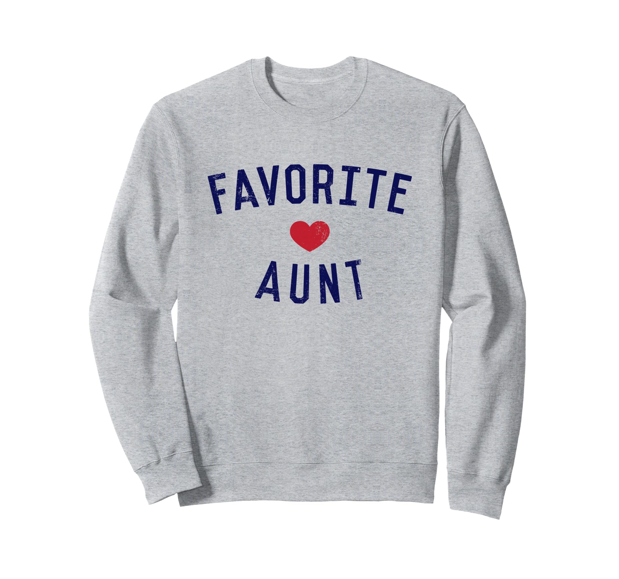 Favorite Aunt Red Love Heart Symbol Sweatshirt - Novelty Apparel Men Women - T-Shirt, Sweatshirt, Hoodie