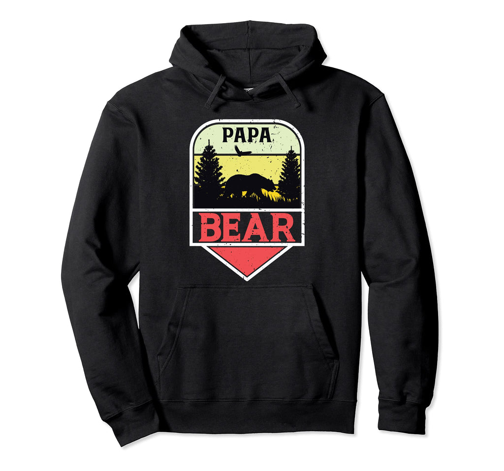 Awesome Fathers Day Papa Bear Best Dad Hoodie - Minimalist Print Unisex - T-Shirt, Sweatshirt, Hoodie