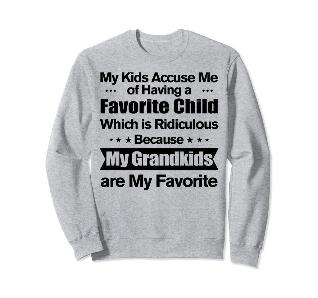 My Grandkids Are My Favorite Grandma Sweatshirt - Graphic Print for Adults - T-Shirt, Sweatshirt, Hoodie
