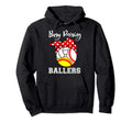 Busy Raising Ballers Funny Baseball Hoodie - Unique Graphic for Adults - T-Shirt, Sweatshirt, Hoodie