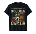 My Favorite Solider Calls Me Uncle T-Shirt - Trendy Graphic Men Women - T-Shirt, Sweatshirt, Hoodie
