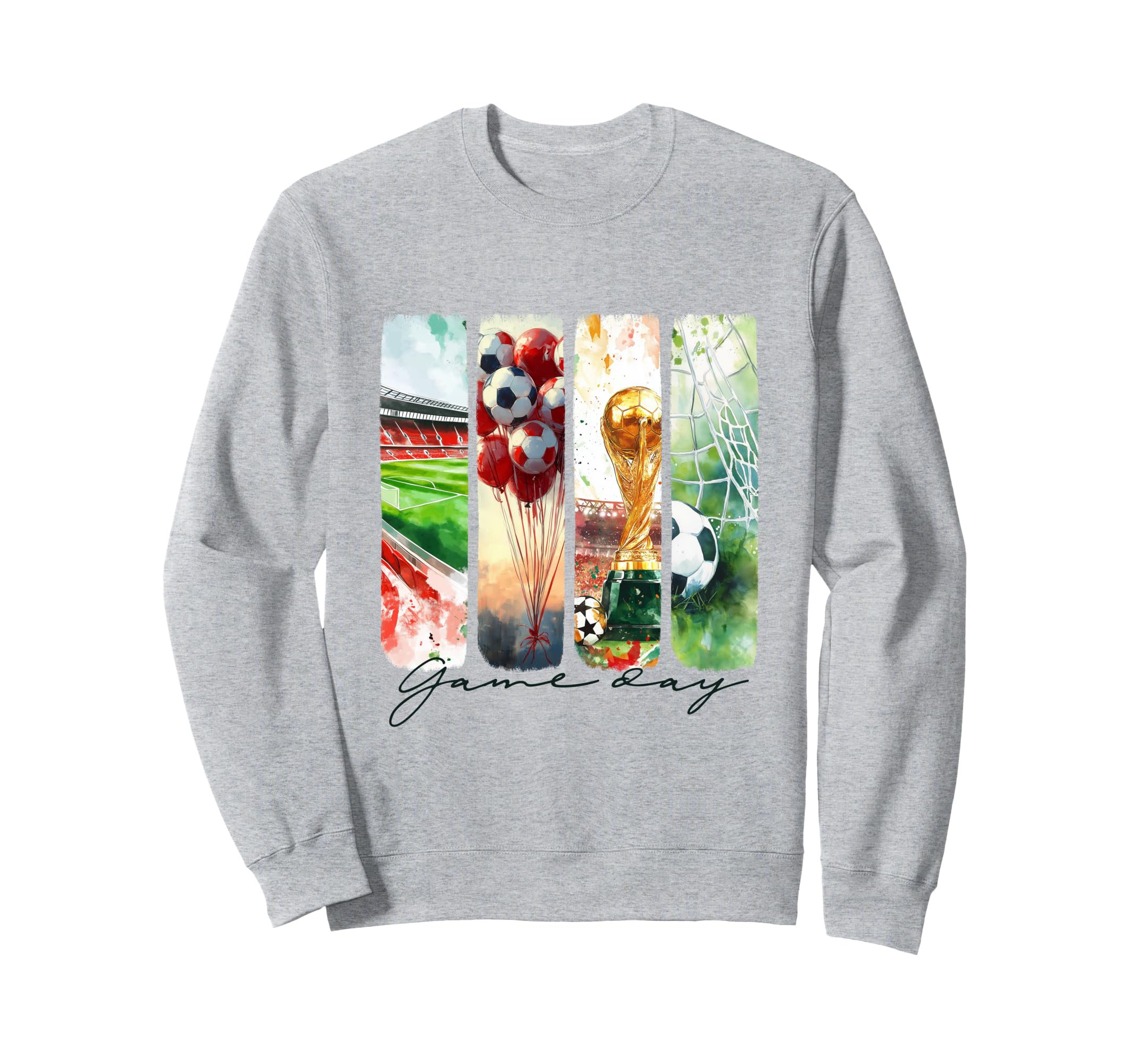 Game Day Soccer Ball Sports Sweatshirt - Minimalist Print for Adults - T-Shirt, Sweatshirt, Hoodie