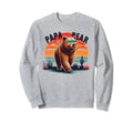 Papa Bear Sunglasses Funny Bear Dad Sweatshirt - Graphic Print Unisex - T-Shirt, Sweatshirt, Hoodie
