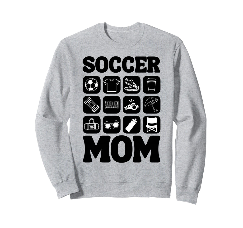 Soccer Mom Icons Soccer Sweatshirt - Trendy Graphic Men Women - T-Shirt, Sweatshirt, Hoodie