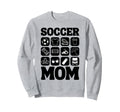 Soccer Mom Icons Soccer Sweatshirt - Trendy Graphic Men Women - T-Shirt, Sweatshirt, Hoodie