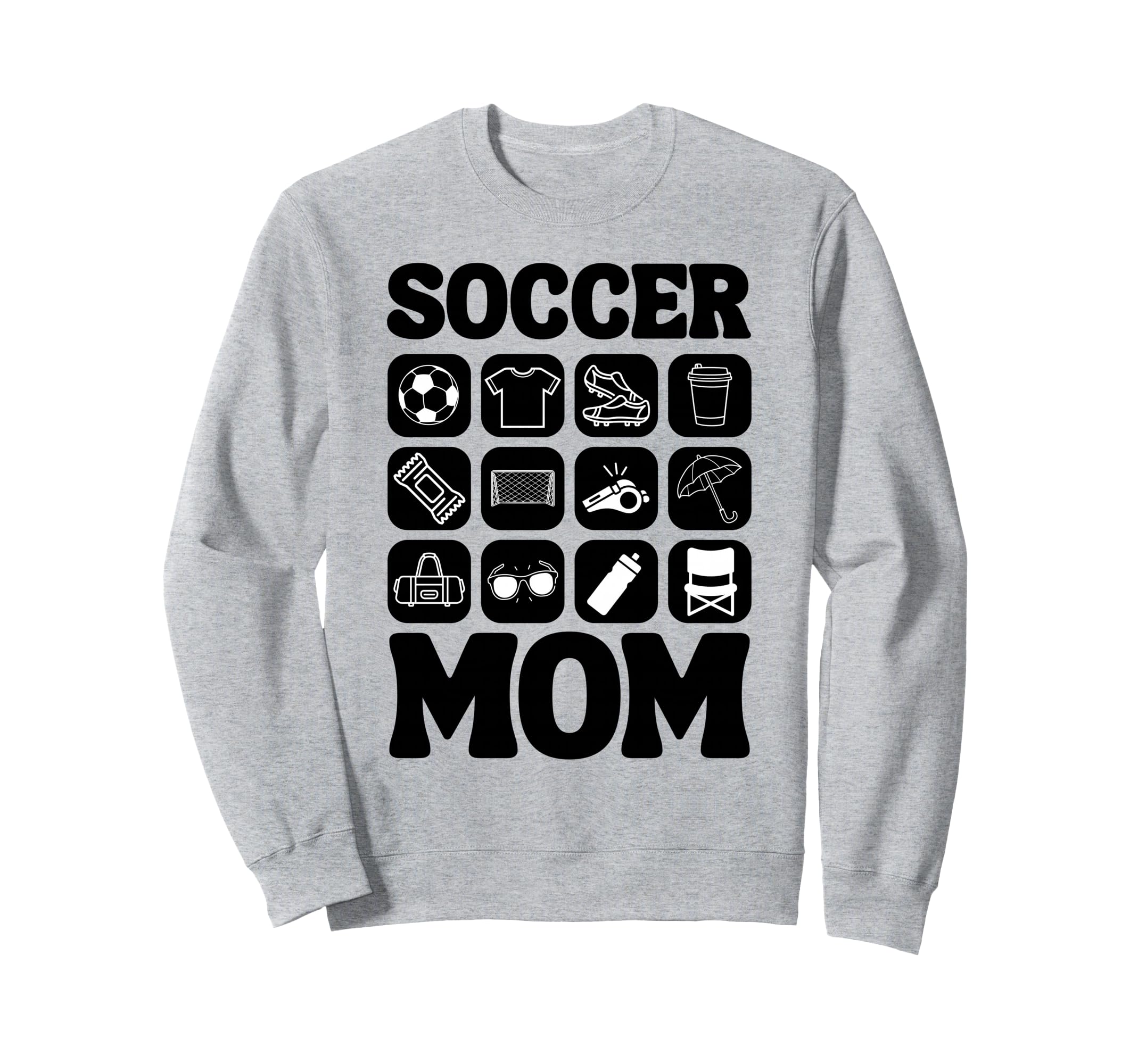 Soccer Mom Icons Soccer Sweatshirt - Trendy Graphic Men Women - T-Shirt, Sweatshirt, Hoodie
