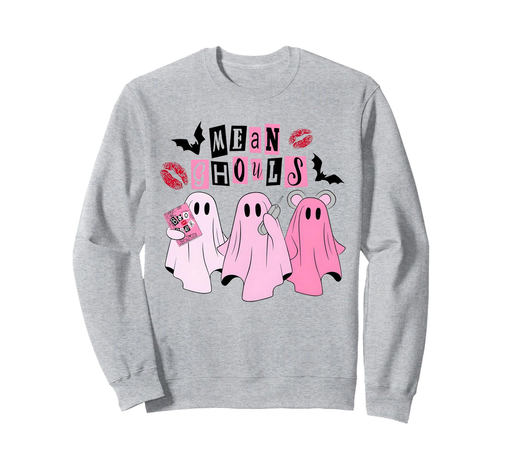 Ghost Mean Ghouls Halloween Sweatshirt - Custom Art Print for Adults - T-Shirt, Sweatshirt, Hoodie