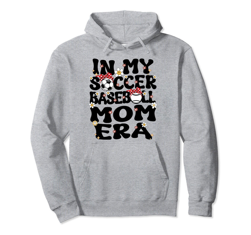 My Soccer Baseball Mom Era Baseball Hoodie - Custom Art Print Unisex - T-Shirt, Sweatshirt, Hoodie