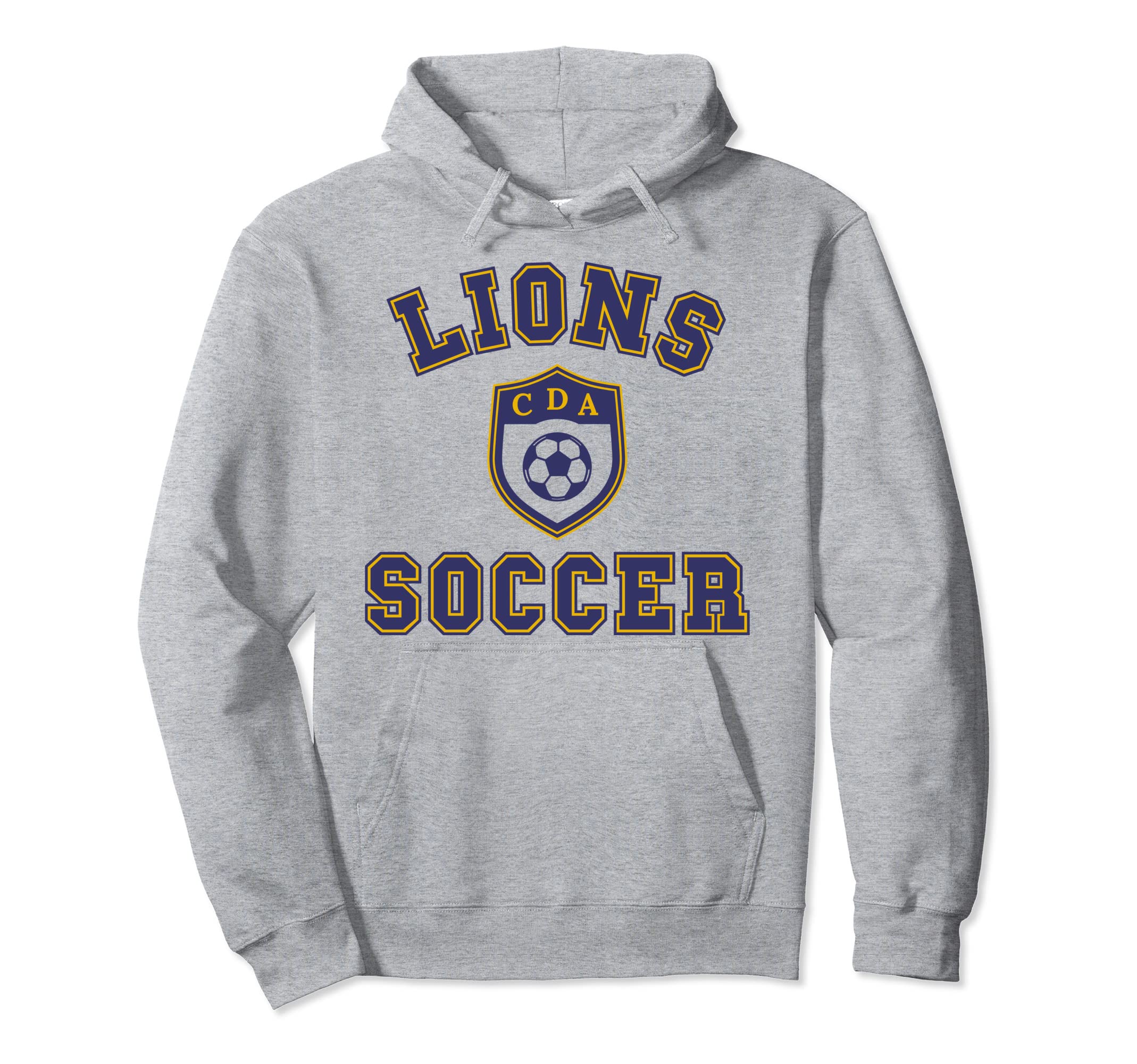 Lion Soccer Hoodie - Casual Everyday Wear Men Women - T-Shirt, Sweatshirt, Hoodie