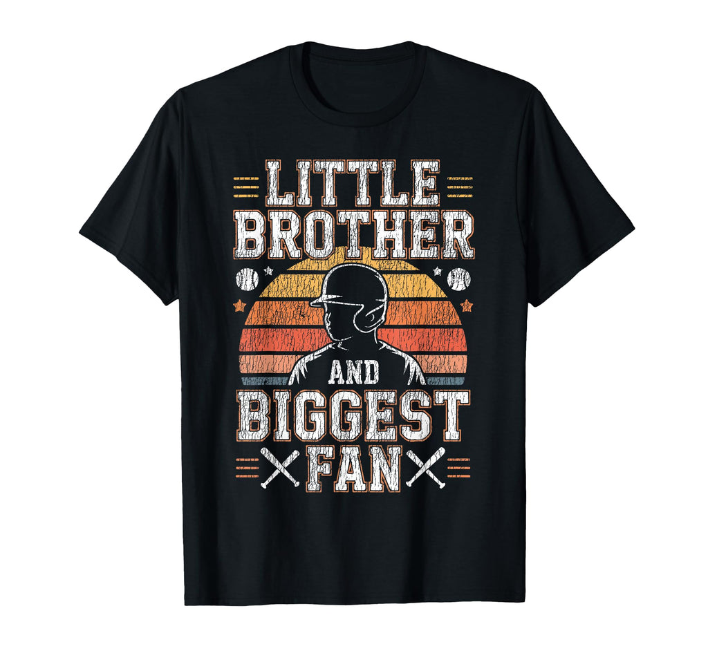 Baseball Fan Brother Little Brother And T-Shirt - Unique Graphic for Adults - T-Shirt, Sweatshirt, Hoodie