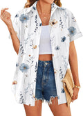 Hawaiian for Women Summer Short Sleeve Button Down - Adult & Kids T-Shirts, Sweatshirts & Hoodies apparel design preview 1